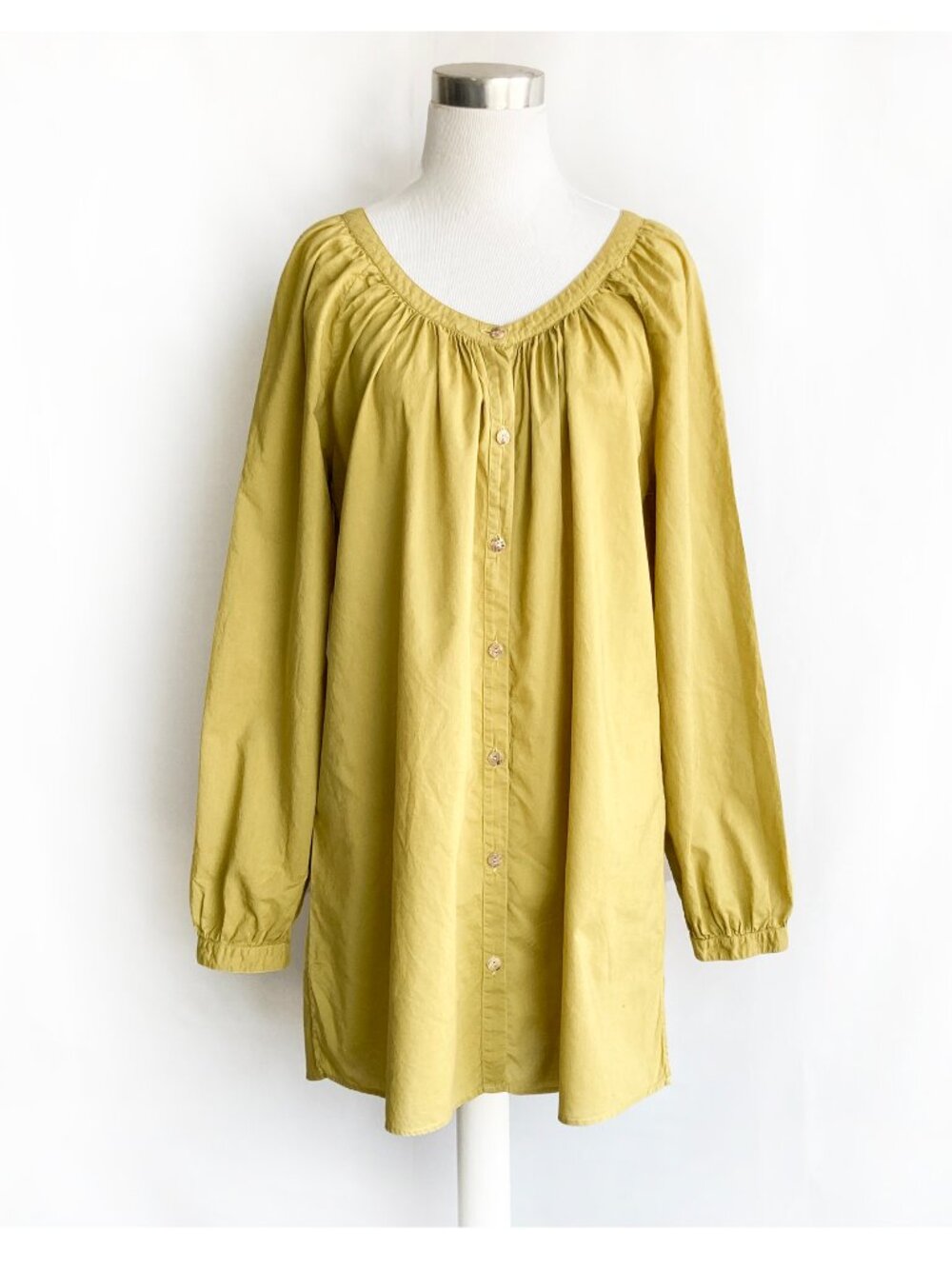 Rebecca Barreto Oversized Cotton Tunic Blouse